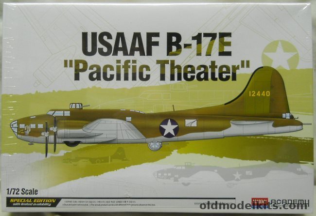 Academy 1/72 Boeing B-17E Pacific Theater Special Edition - Markings For Four Aircraft, 12533 plastic model kit